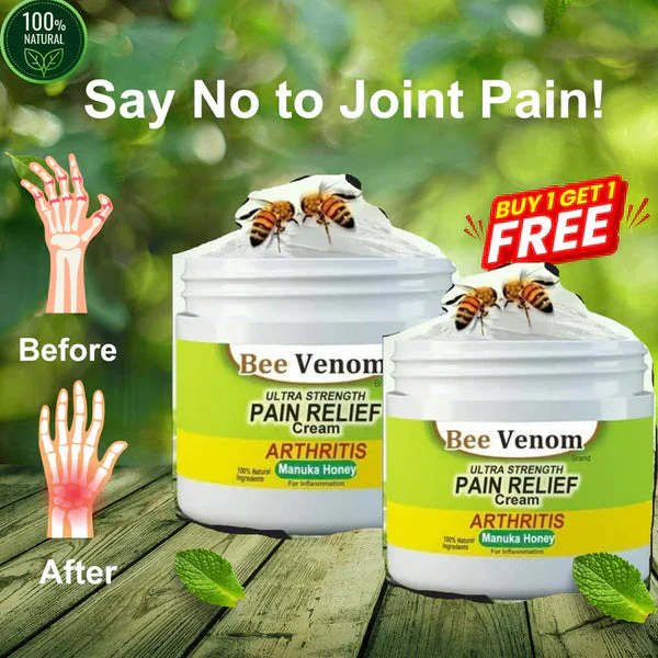 Bee Venom Pain Relief Cream (50gm) - Buy 1 Get 1 FREE