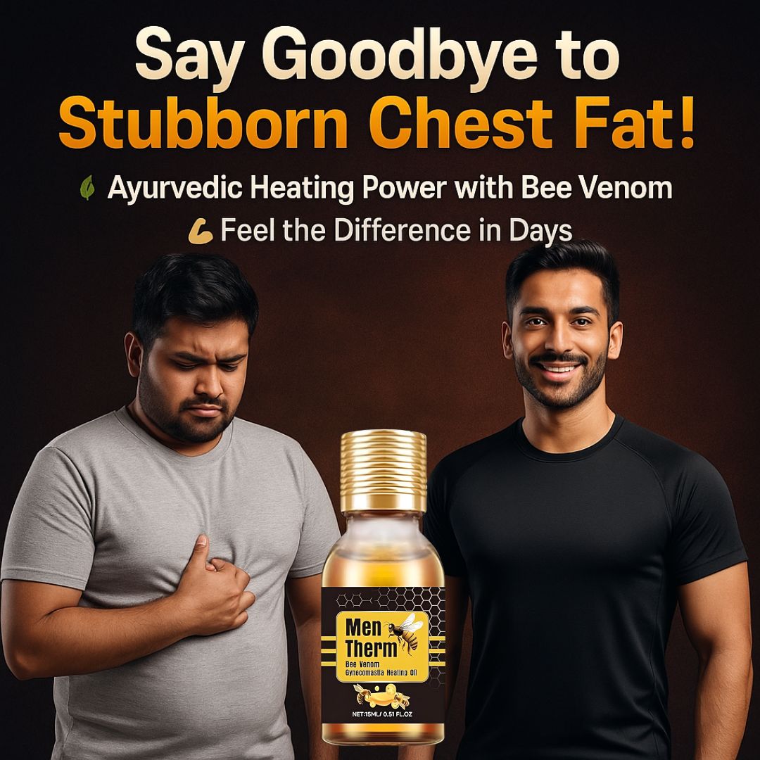 Men Therm Bee Venom Gynecomastia Heating Oil