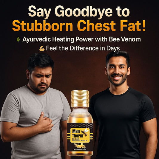 Men Therm Bee Venom Gynecomastia Heating Oil