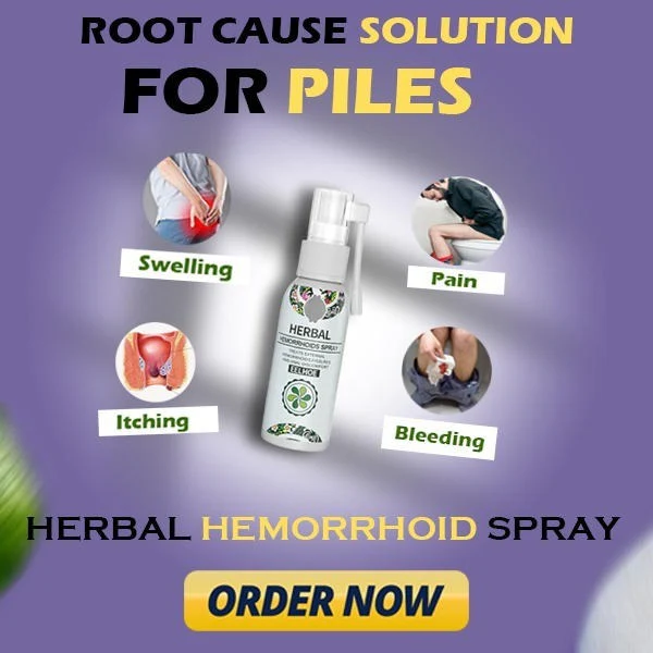 Herbalcure 100% Natural  Piles Spray - Buy 1 Get 1 FREE